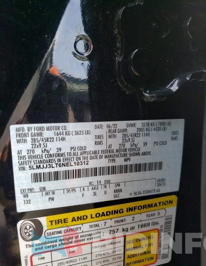 5LMJJ3LT6NEL10312 Photo# 13