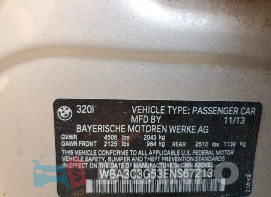 WBA3C3G53ENS67213 Photo# 13