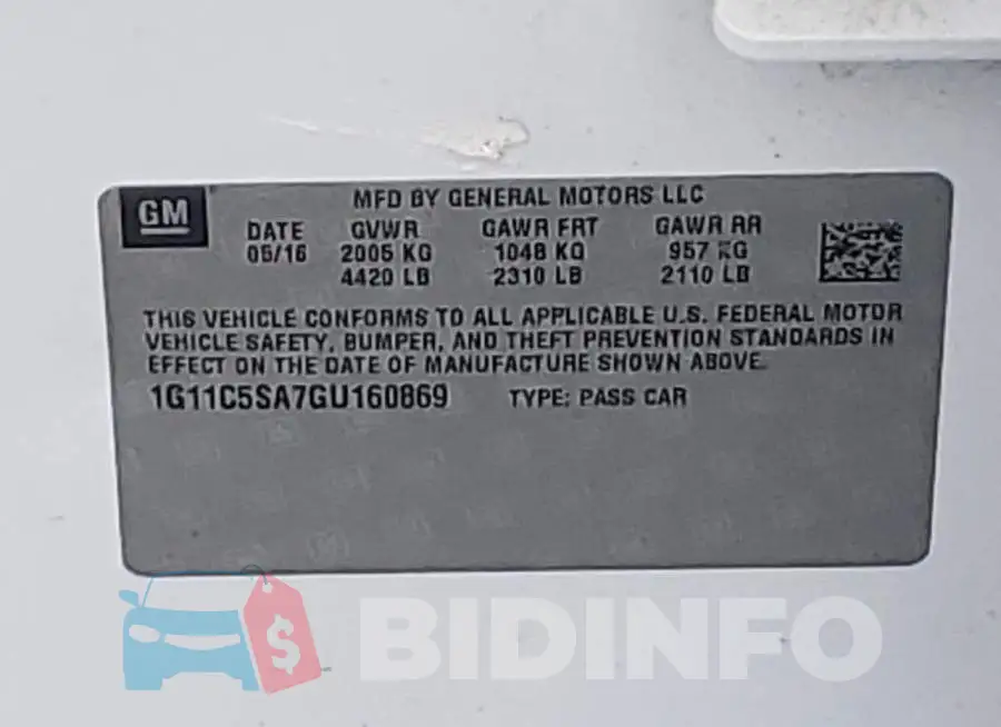 1G11C5SA7GU160869 Photo# 12