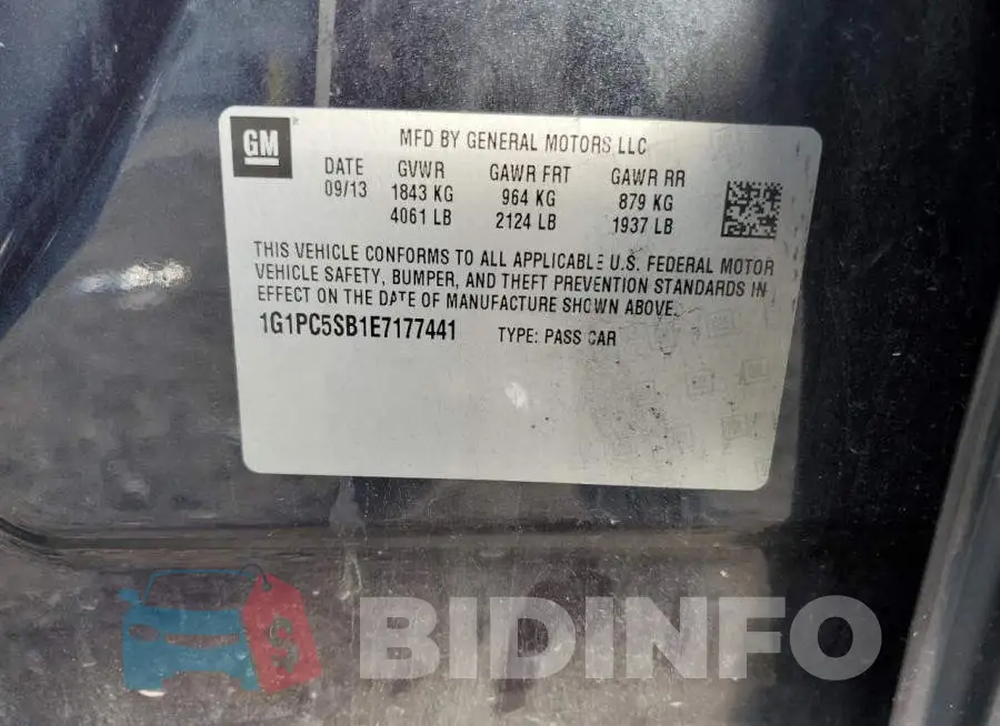 1G1PC5SB1E7177441 Photo# 12
