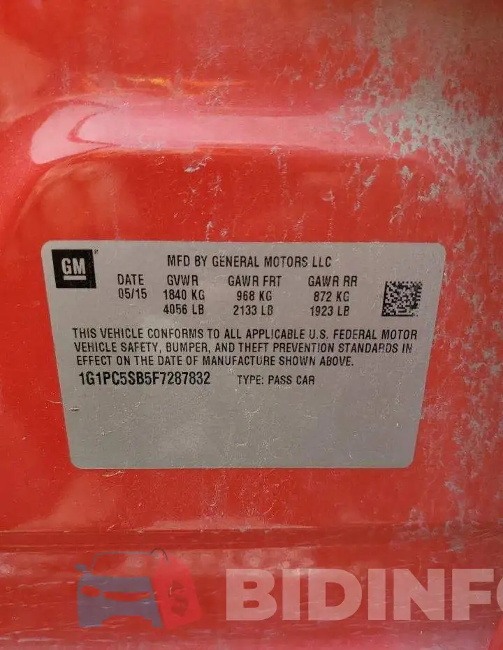1G1PC5SB5F7287832 Photo# 12