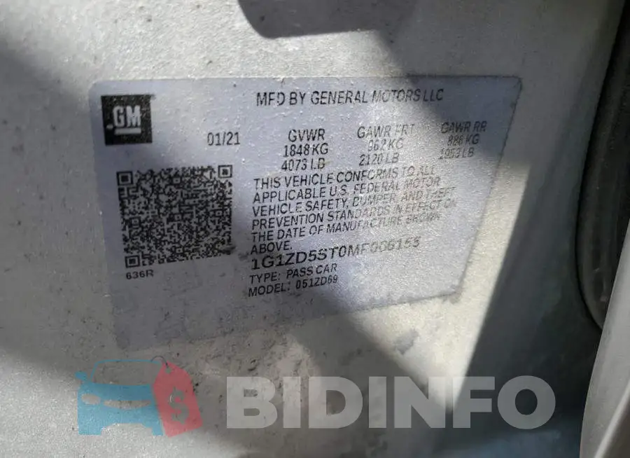 1G1ZD5ST0MF066155 Photo# 12