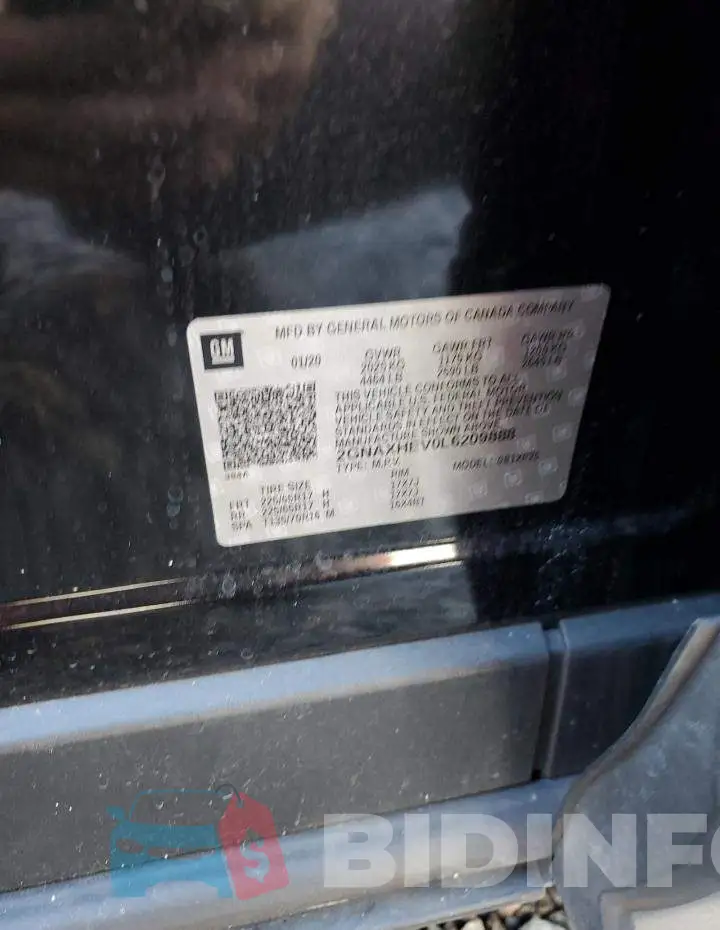 2GNAXHEV0L6209888 Photo# 13