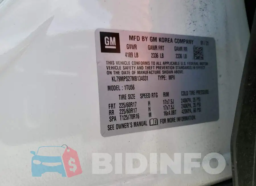 KL79MPS27MB134031 Photo# 13