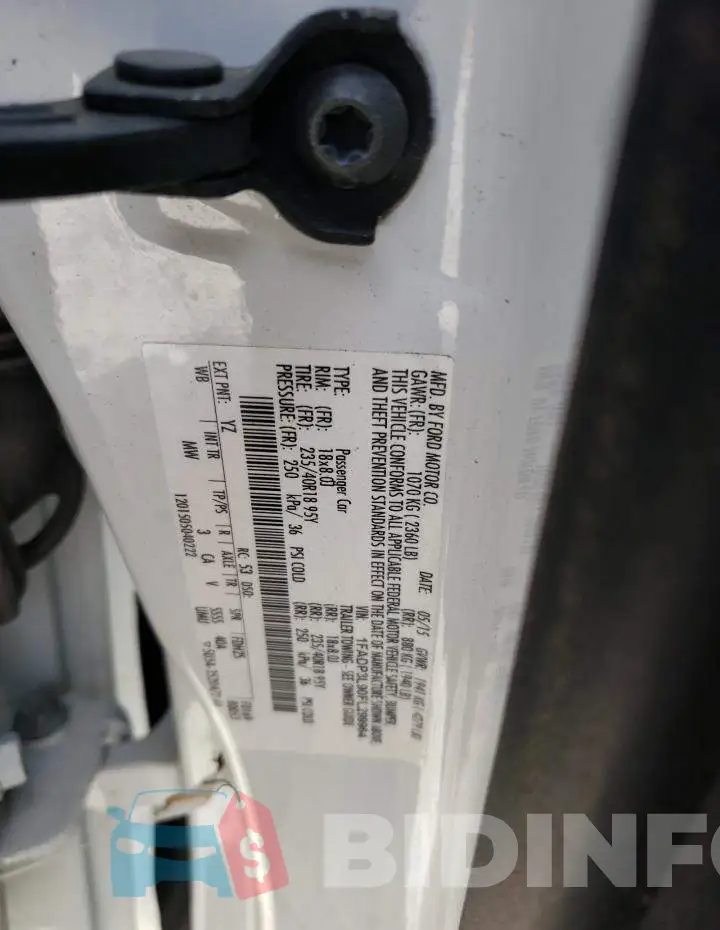 1FADP3L90FL299964 Photo# 12