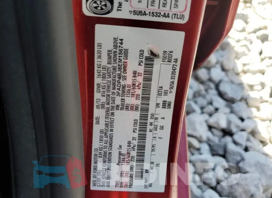 3FADP4BJ8EM156744 Photo# 12