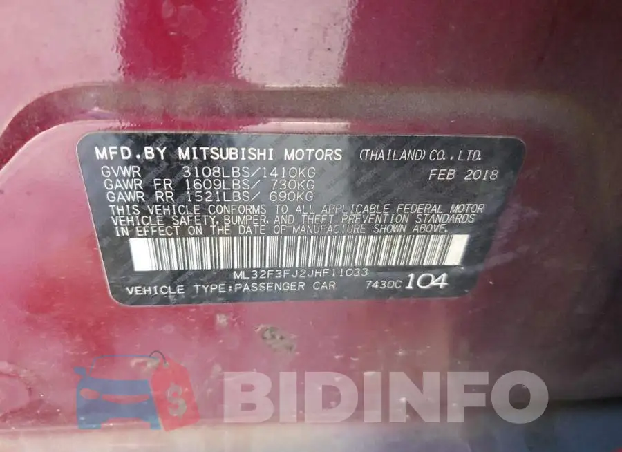 ML32F3FJ2JHF11033 Photo# 13