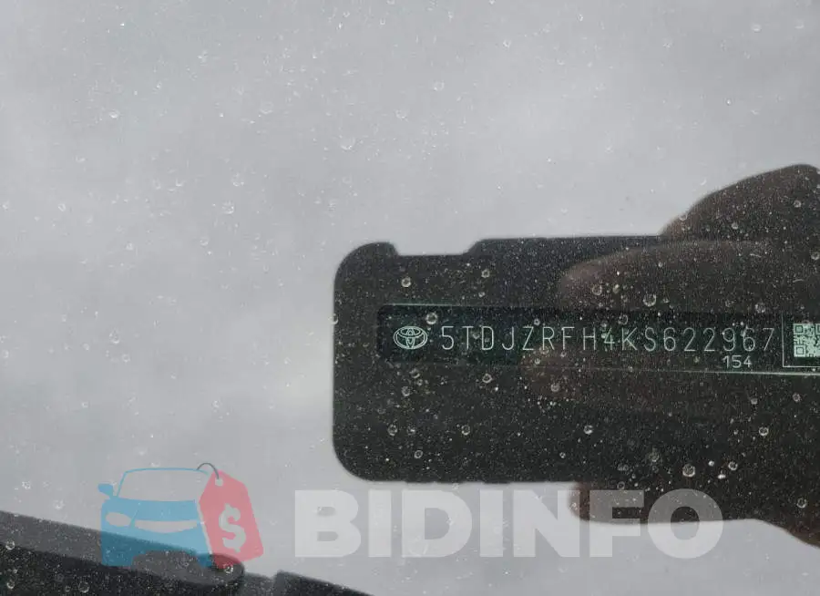 5TDJZRFH4KS622967 Photo# 13