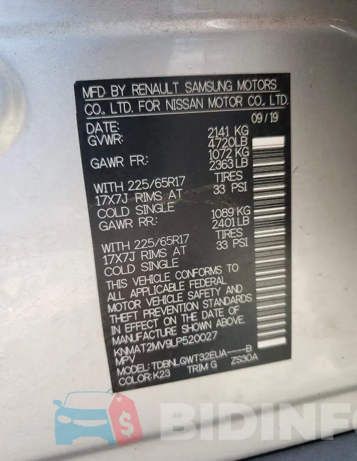 KNMAT2MV9LP520027 Photo# 13