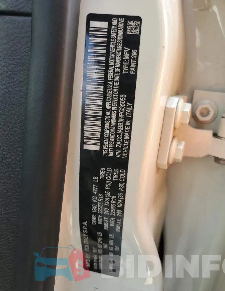 ZACCJABB3HPG35055 Photo# 13