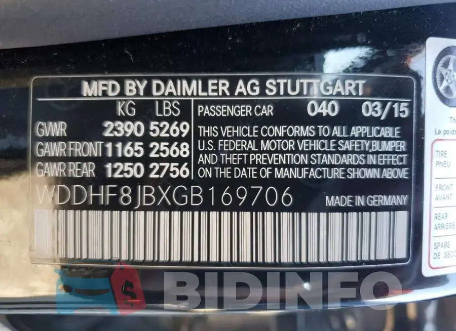 WDDHF8JBXGB169706 Photo# 12