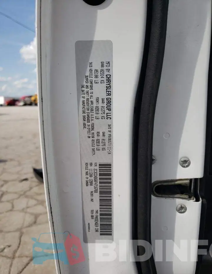 2C3CDXBG6FH716768 Photo# 13
