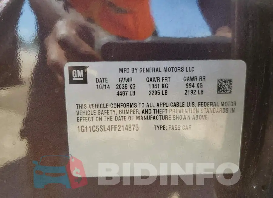 1G11C5SL4FF214875 Photo# 12