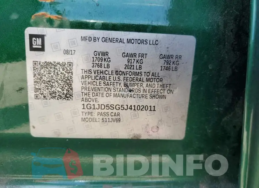 1G1JD5SG5J4102011 Photo# 13