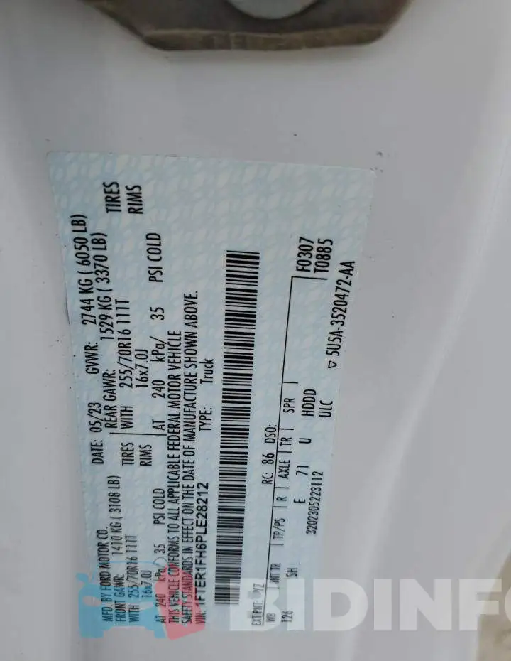 1FTER1FH6PLE28212 Photo# 12