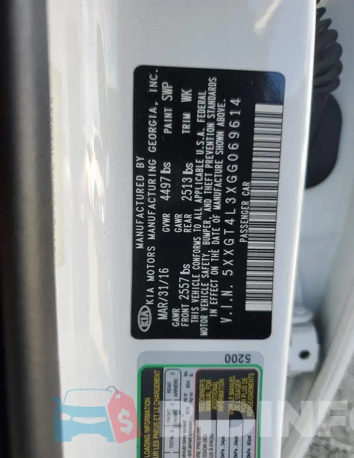 5XXGT4L3XGG069614 Photo# 12