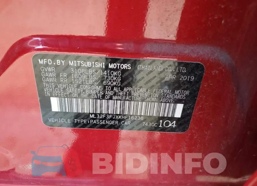 ML32F3FJXKHF16238 Photo# 12