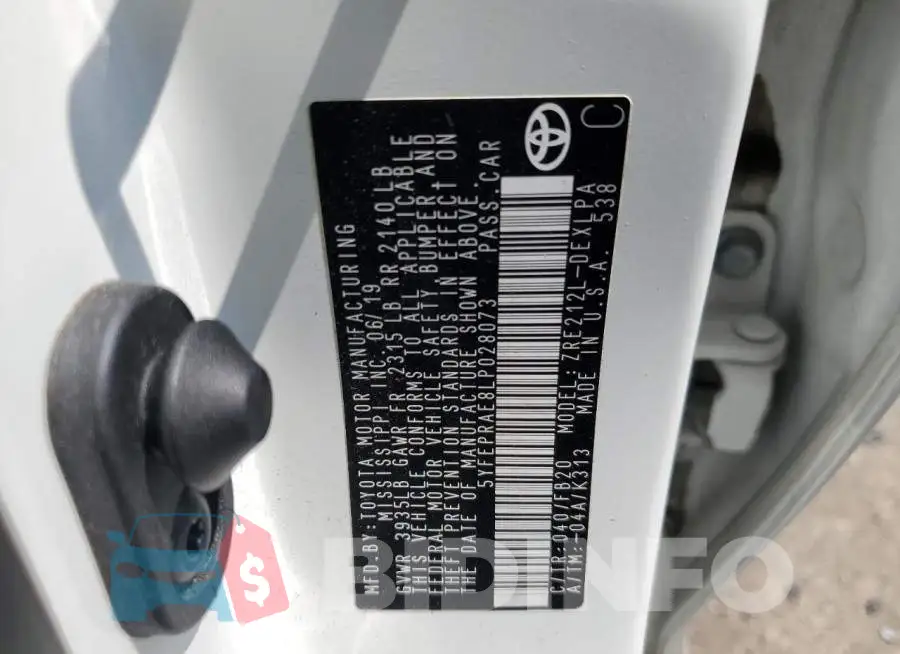 5YFEPRAE8LP028073 Photo# 12
