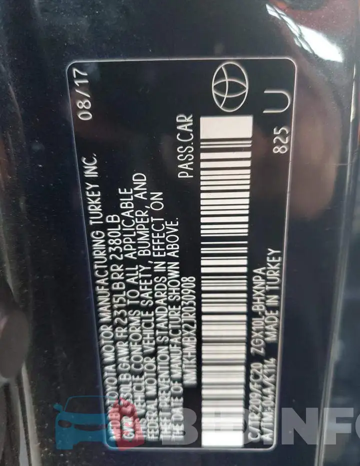 NMTKHMBX2JR030908 Photo# 13