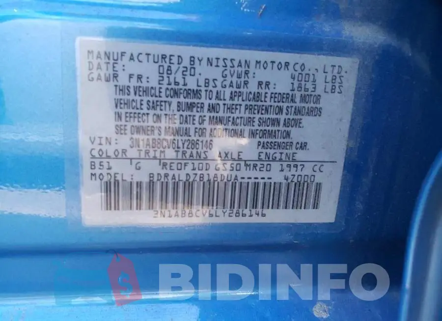 3N1AB8CV6LY286146 Photo# 12