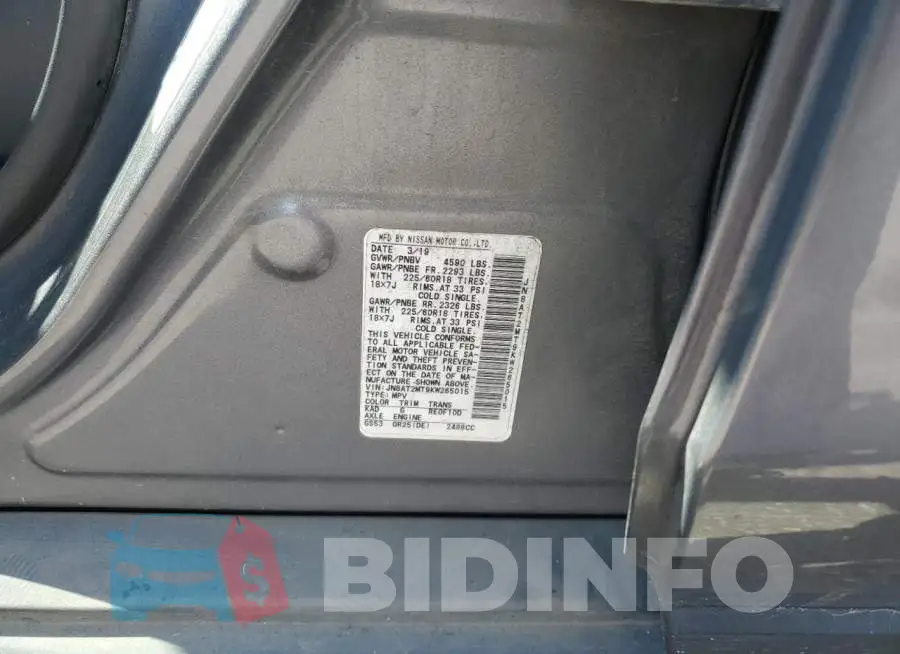 JN8AT2MT9KW265015 Photo# 12