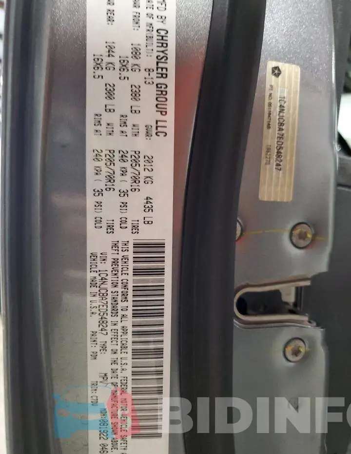1C4NJCBA7ED548247 Photo# 13