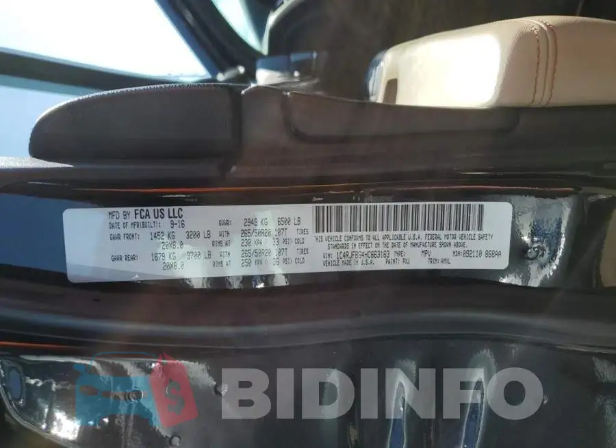 1C4RJFBG4HC663163 Photo# 12