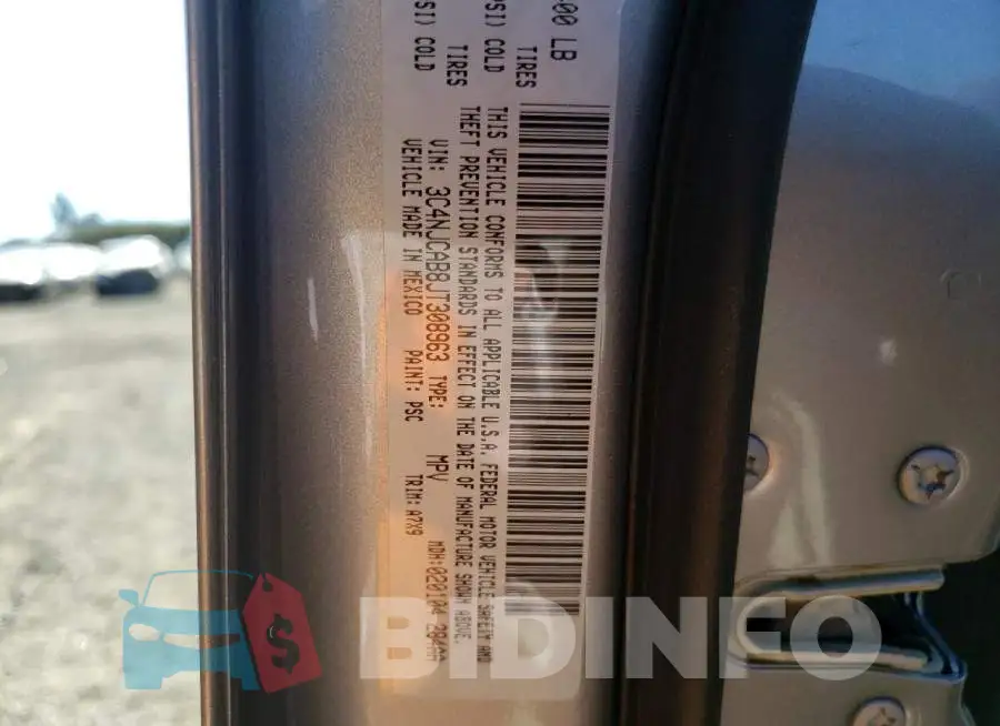 3C4NJCAB8JT308963 Photo# 14