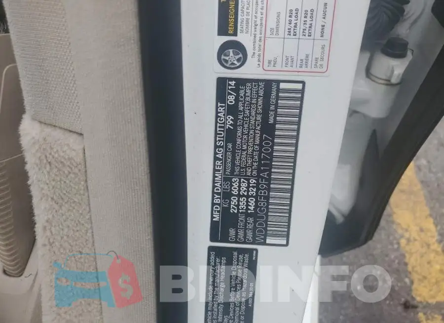 WDDUG8FB9FA117007 Photo# 12