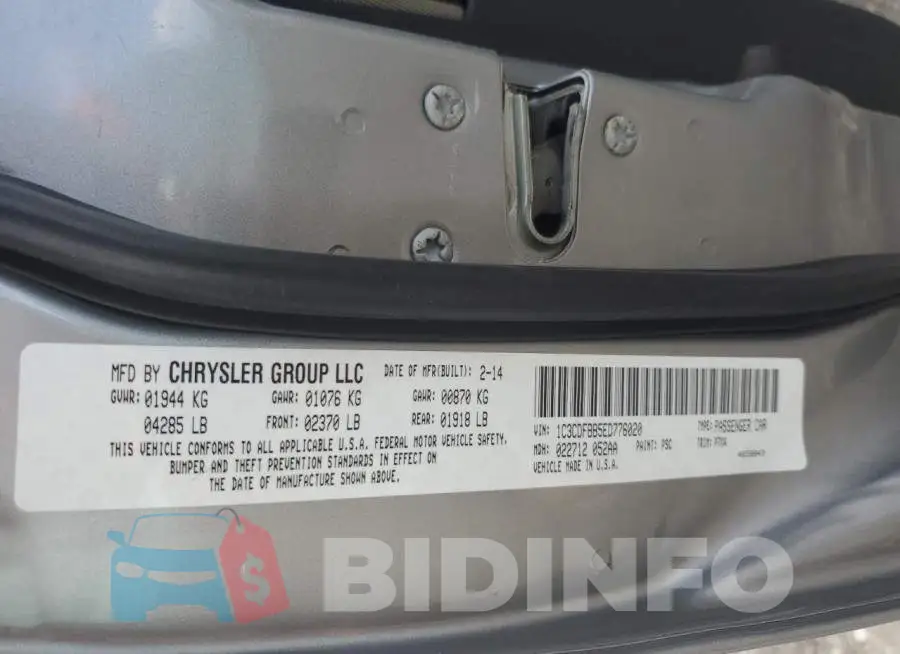 1C3CDFBB5ED776020 Photo# 12