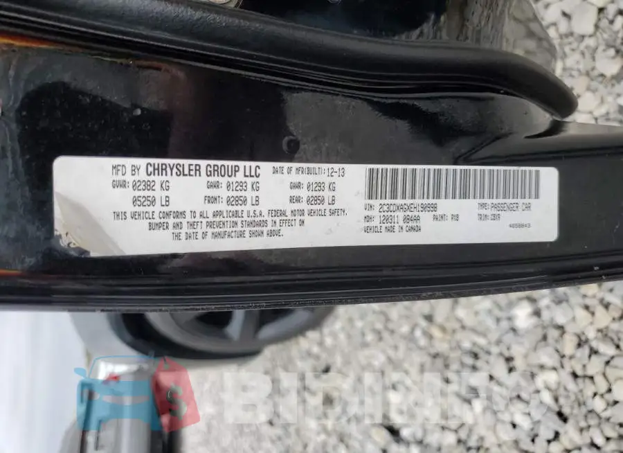 2C3CDXAGXEH190998 Photo# 12