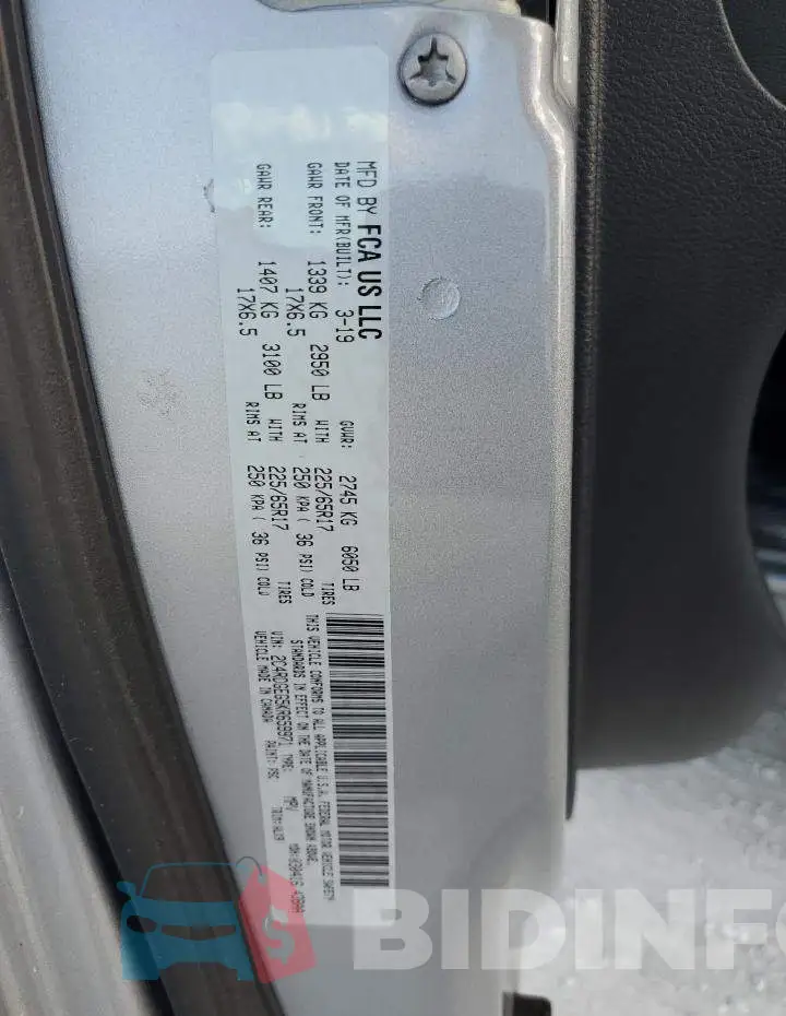 2C4RDGEG5KR659971 Photo# 13