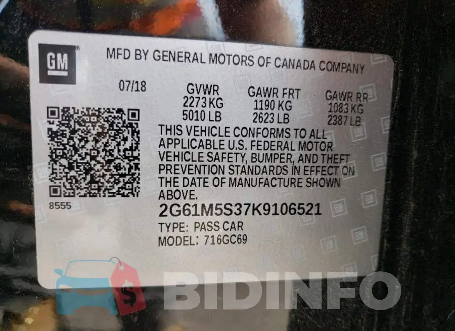 2G61M5S37K9106521 Photo# 12