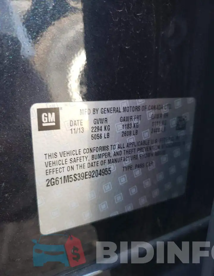 2G61M5S39E9204955 Photo# 12