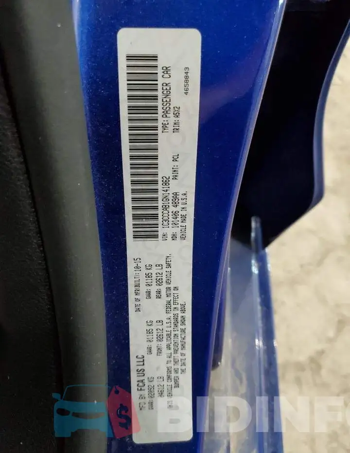 1C3CCCAB1GN141862 Photo# 12
