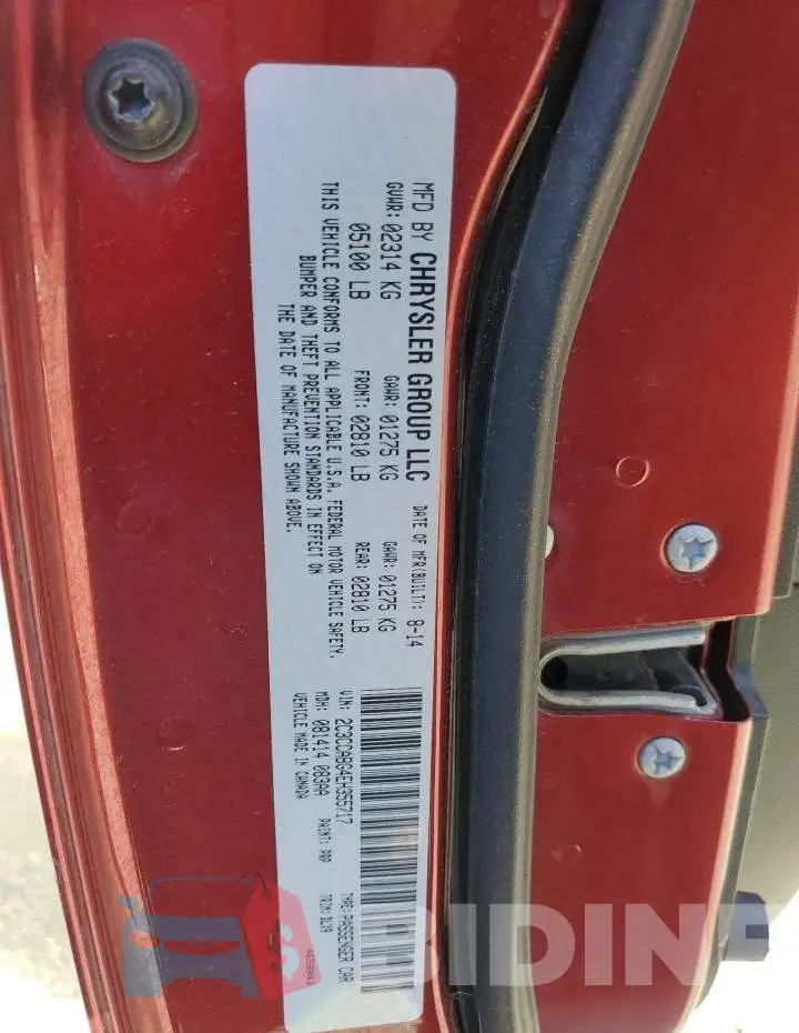 2C3CCABG4EH355717 Photo# 13