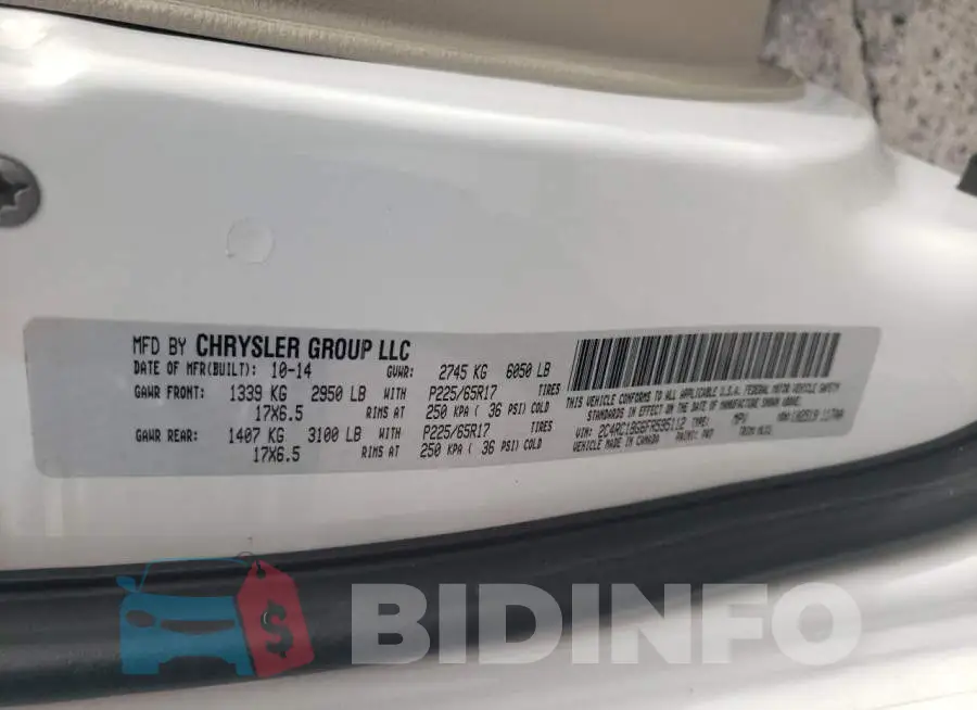 2C4RC1BG6FR595112 Photo# 13
