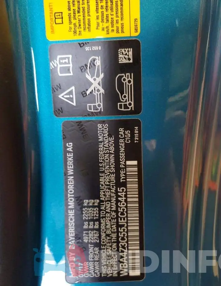 WBA4Z3C55JEC56445 Photo# 13