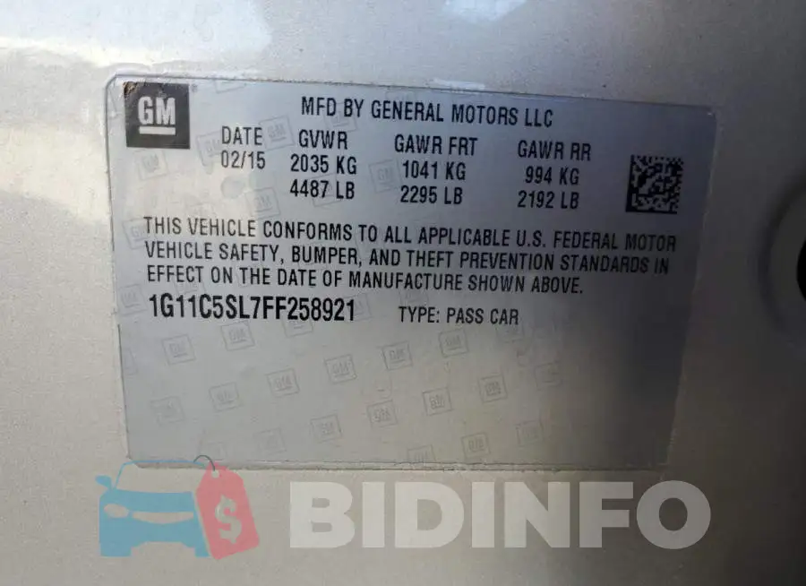 1G11C5SL7FF258921 Photo# 12