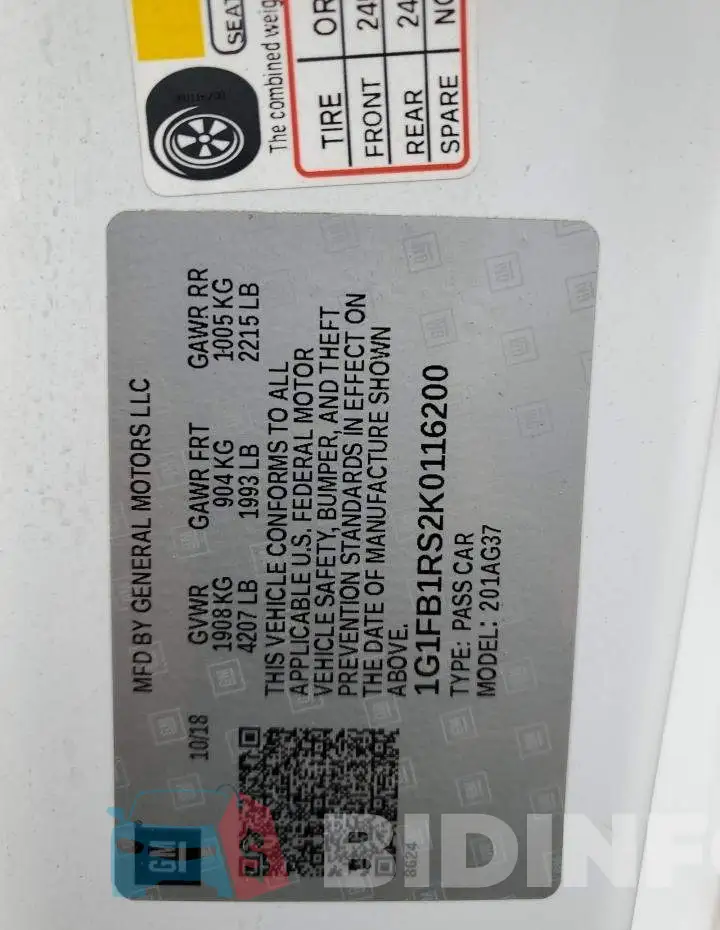 1G1FB1RS2K0116200 Photo# 13