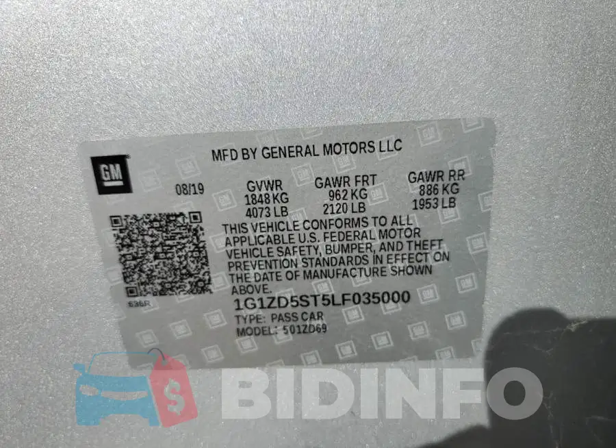 1G1ZD5ST5LF035000 Photo# 12