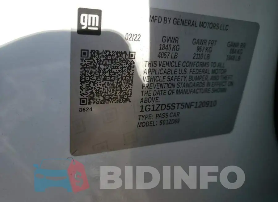 1G1ZD5ST5NF120910 Photo# 13