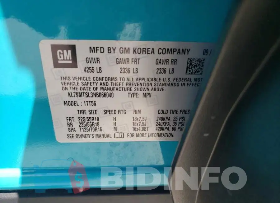 KL79MTSL3NB066040 Photo# 13