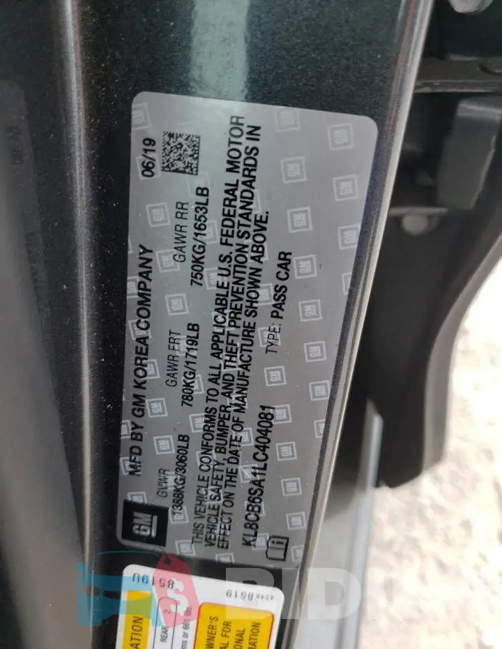 KL8CB6SA1LC404081 Photo# 13