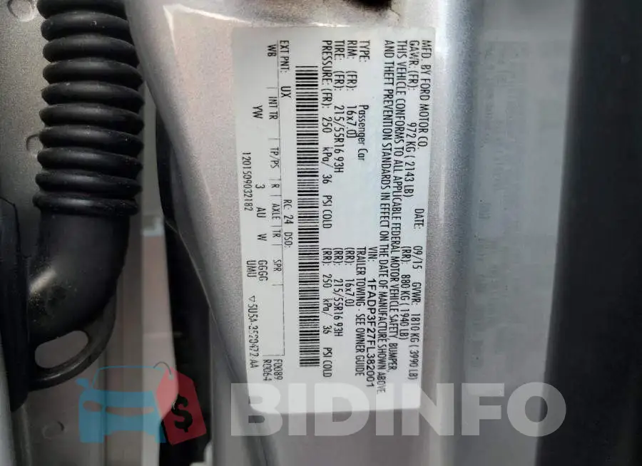 1FADP3F27FL382001 Photo# 12