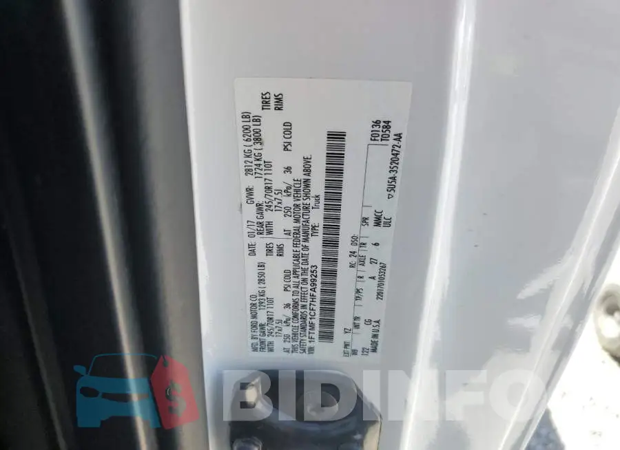 1FTMF1CF7HFA99253 Photo# 13