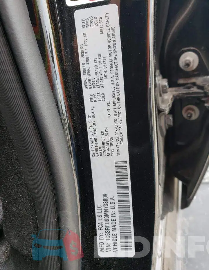 1C6SRFU99MN738809 Photo# 12