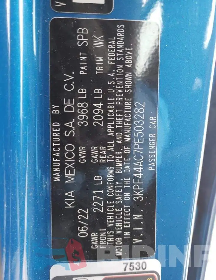 3KPF44AC7PE503282 Photo# 12