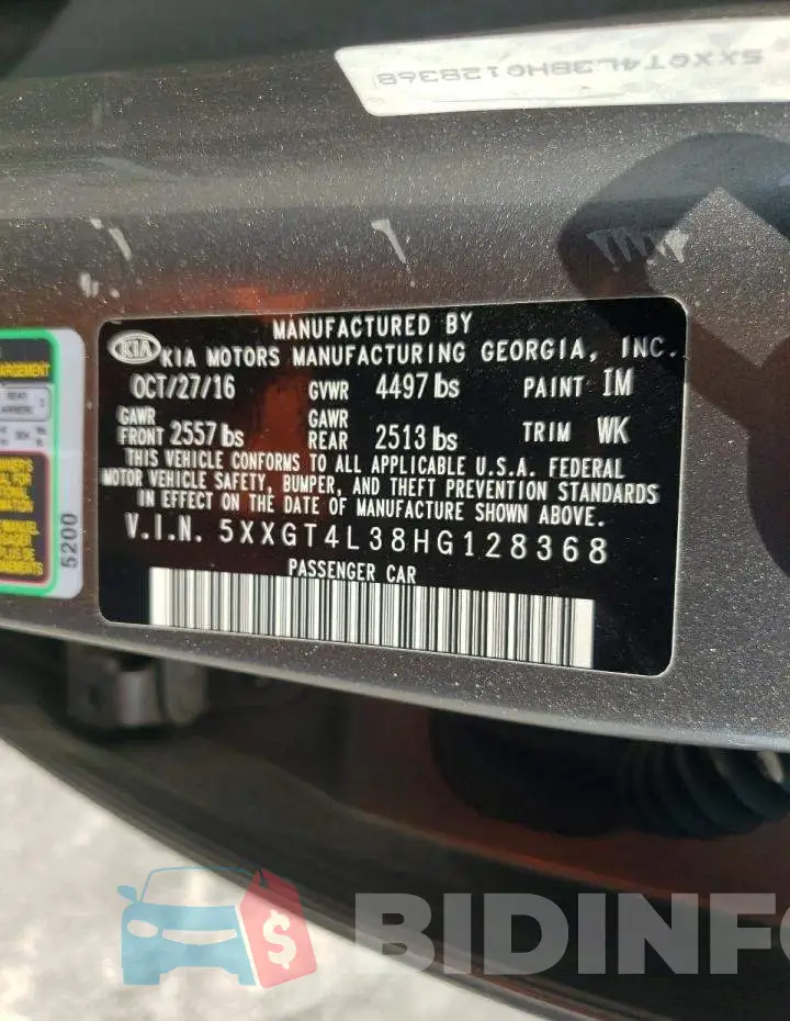 5XXGT4L38HG128368 Photo# 12