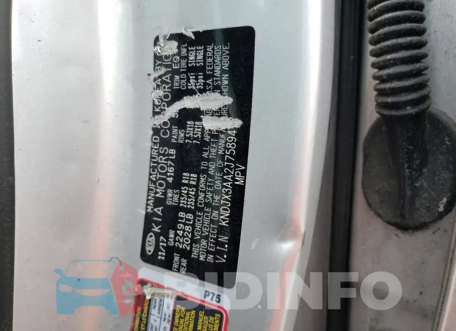 KNDJX3AA2J7589411 Photo# 12